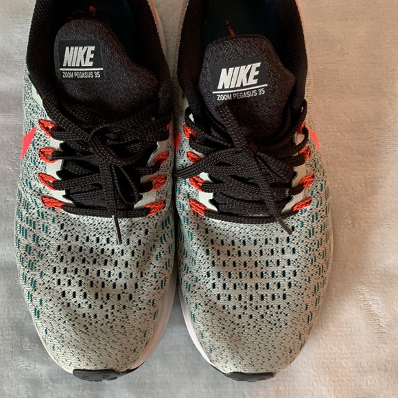 Mens Nike Zoom Pegasus 35. Pink/Green - Picture 3 of 7